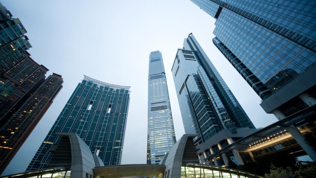 ModernSkyscrapersInCity