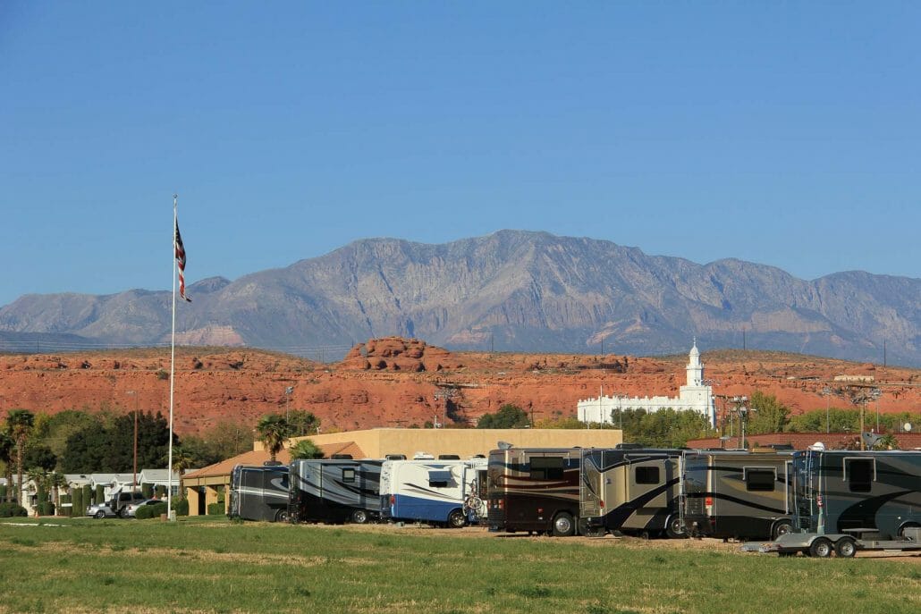 McArthur's Temple View RV Resort Utah