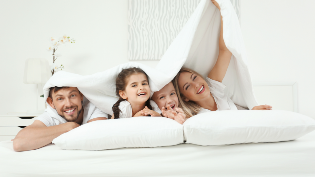FamilyEnjoyingComfortableHotelTemperature