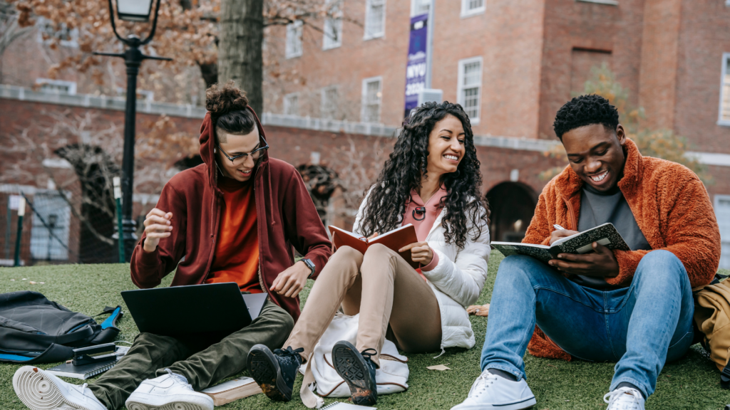 College Students On Campus