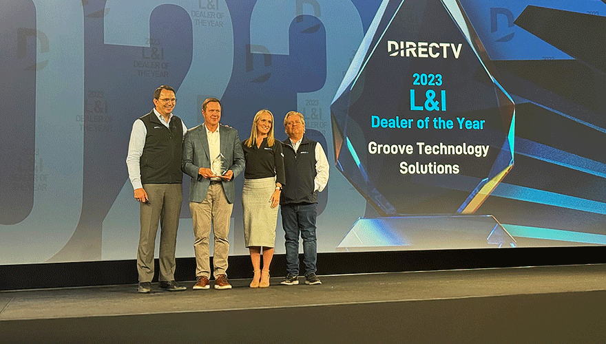 Groove Winning DIRECTV Award