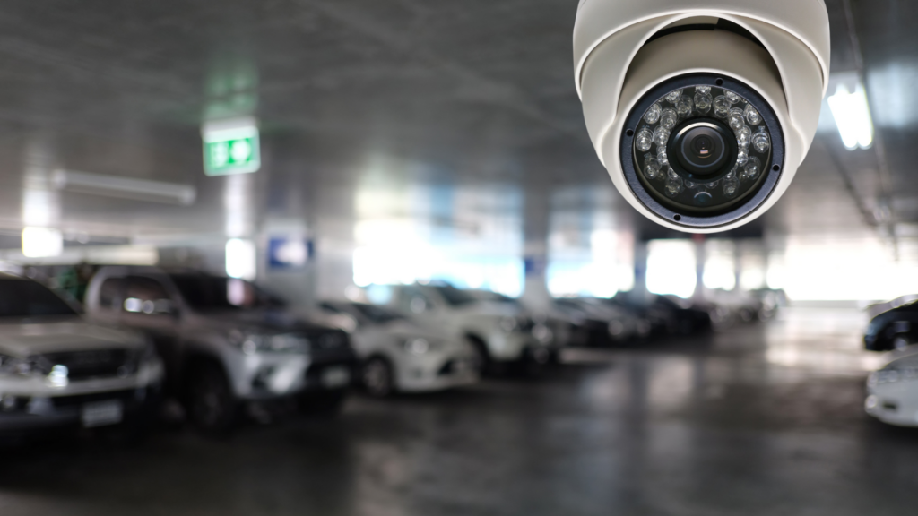 Hotel Garage Monitored By Camera
