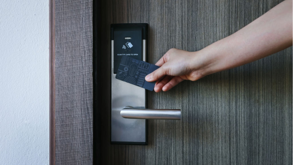 Secure Hotel Room Door