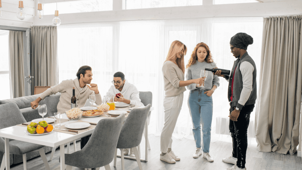 Gen Z and millennials enjoying apartment tech features