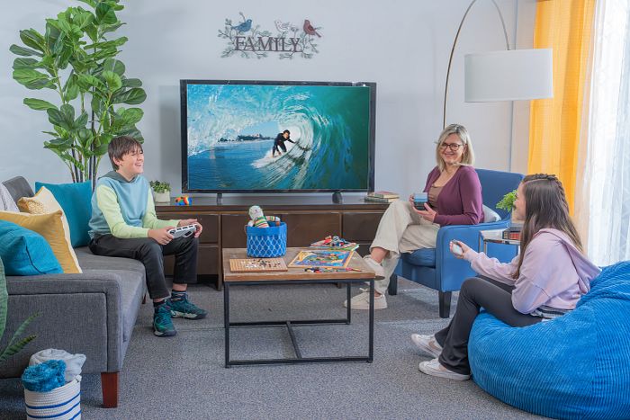 Family Watching DIRECTV