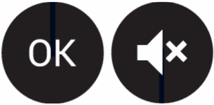 Okay and Mute buttons