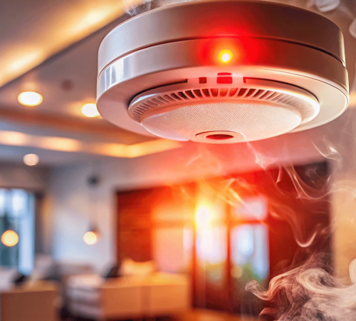 Smoke alarm in multifamily property