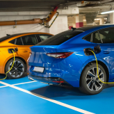 EV Charging Station powering Up Electric Vehicles