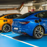 EV Charging Station powering Up Electric Vehicles