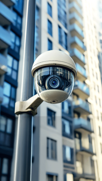 Video Camera Monitoring building