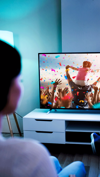 Woman Watching TV