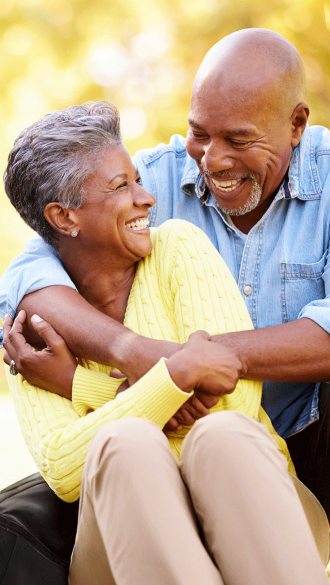Senior Couple Happy and Smiling