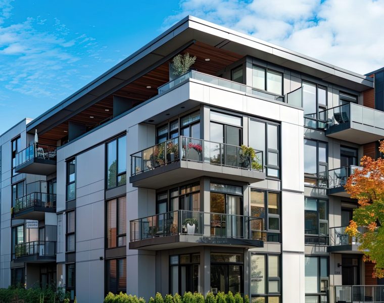 Modern multi-unit apartment complex ready to convert to condominiums. Multi-family housing complex with a modern touch