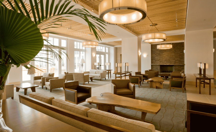 Modern Tech Hotel Solutions Showcased in Lobby