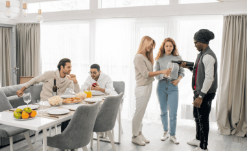 Gen Z and millennials enjoying apartment tech features