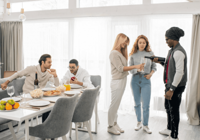 Gen Z and millennials enjoying apartment tech features