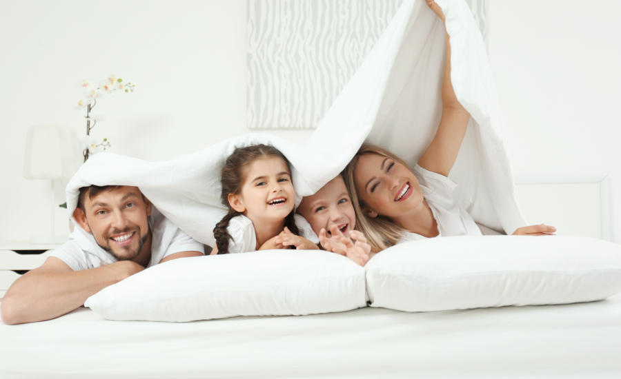 FamilyEnjoyingComfortableHotelTemperature