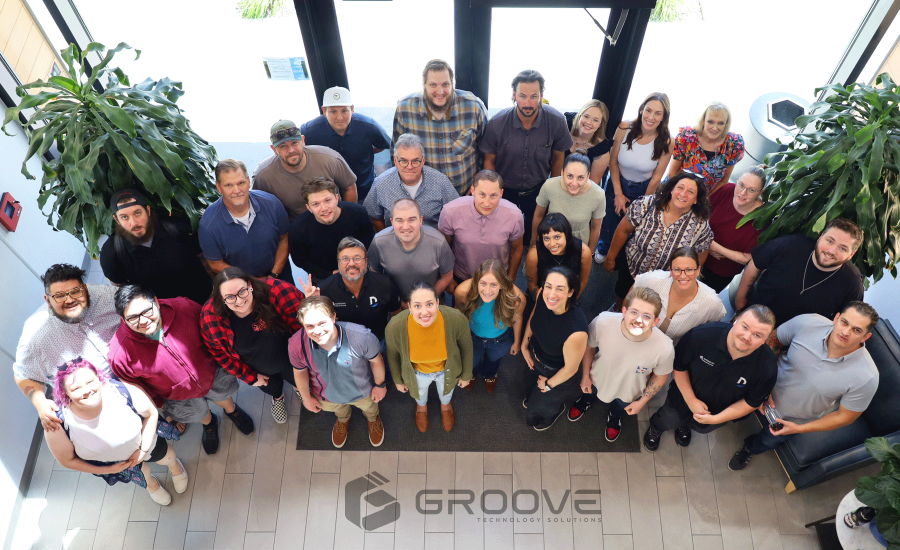 Groove Group Photo in Lobby