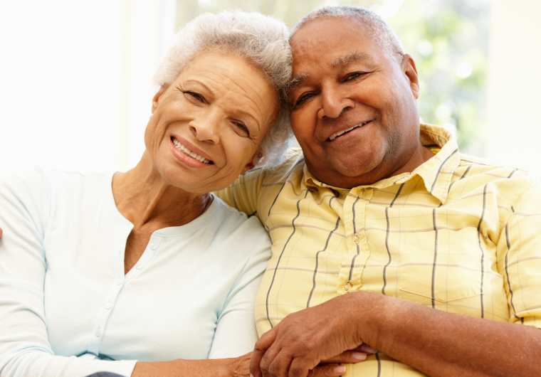 Happy Couple Enjoying their Senior Living Community