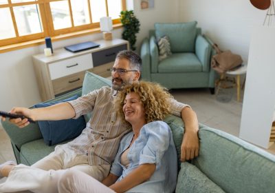 People enjoying streaming TV