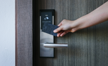 Secure Hotel Room Door