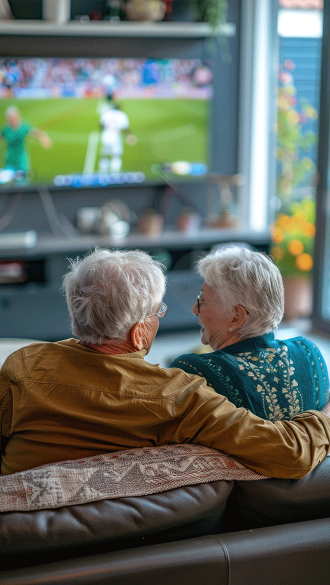 senior-couple-watching-TV